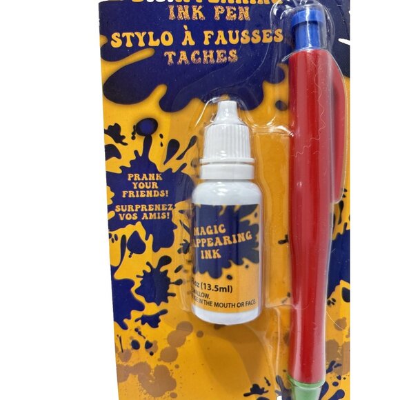 Disappearing Ink Pen Prank Joke Novelty Gag Trick Toy Funny Office School Gift - Picture 2 of 4